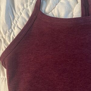 Beyond Yoga Burgundy Racerback Top workout top / sports bra